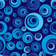Seamless vector background, with circles.