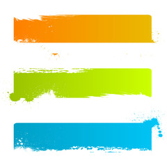 grunge banner backgrounds vector