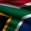 Rendered South African Square Flag