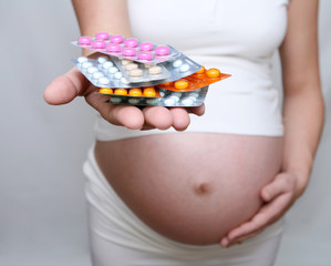 Wall Mural - pregnancy & pills