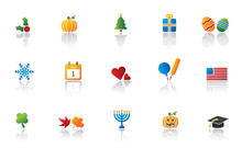 Holiday Icon Set - Full Color