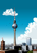 Berlins Skyline mit Fernsehturm