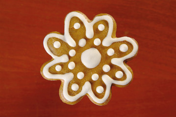 Wall Mural - Gingerbread flower