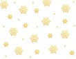 © anutka - Gold stars on white