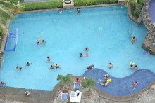 Crowded Swimming Pool