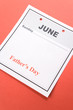 © Feng Yu - Father's Day, calendar date in June for background