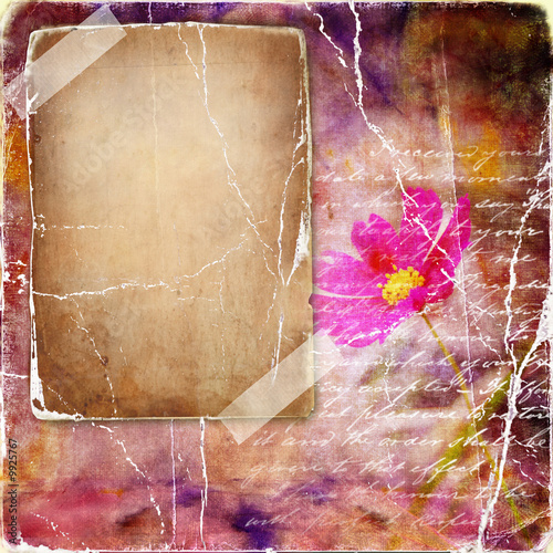 vintage background with blank page