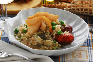 Risotto alla certosina - Primi - Ricette della Lombardia