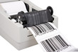 © zavgsg - barcode label printer, isolated on white