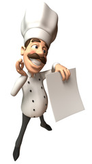 Poster - Chef cuisinier