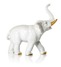German Porcelain Elephant Made In The 60-ies