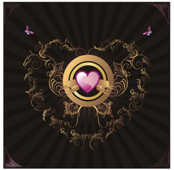 Wall Mural - composicion abstracta de amor