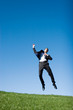 © MaxFX - Businessman jumping in the air
