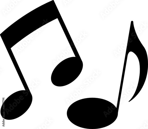 Noten, Notenschlüssel Stock-Vektorgrafik | Adobe Stock