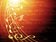 musical notes -vector background