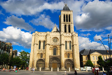 Basilica Saint Denis And Saint Denis Main Square, Paris, France