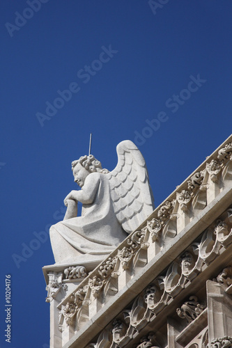 Zdjęcie XXL Posągi katedry Notre Dame w Paryżu
