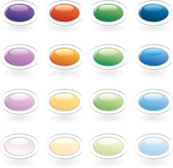 oval buttons