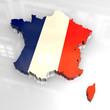 © www.fzd.it - 3d flad map of France