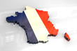 © www.fzd.it - 3d flad map of France