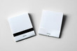 © Stephen Orsillo - two white blank matchbooks showing front and back