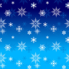 Seamless background snowflakes