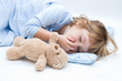 © Renata Osinska - child with teddy bear, sleeping and crying