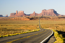 Highway Into Monument Valley