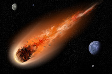 Asteroid In Space