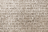 Fototapeta Mapy - old medieval latin catholic inscription