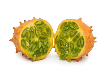 Kiwano  isolated on white background