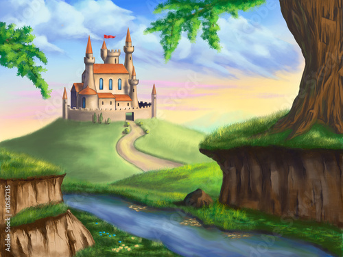 Fototapeta dla dzieci Fantasy castle