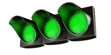 All Green Traffic Light