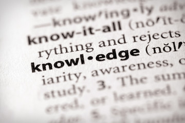 Wall Mural - Dictionary Series - Science: knowledge