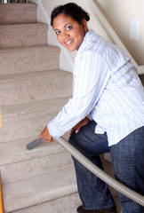 Wall Mural - Woman Cleaning House