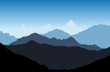 Wall Mural - mountain vector