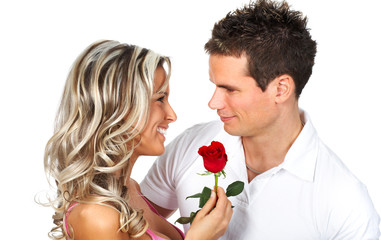 Wall Mural - couple in love