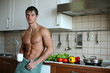 © Vladimir Wrangel - Sexy Man at the Kitchen