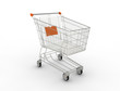 © Alex Kalmbach - Shopping cart. 3D generated image.