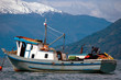 Fisherman at work, Patagonia, Chile
