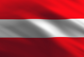 Wall Mural - Austrian flag