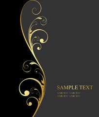 design golden background