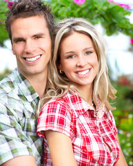 Wall Mural - couple in love