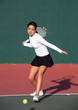 © Galina Barskaya - Girl playing tennis