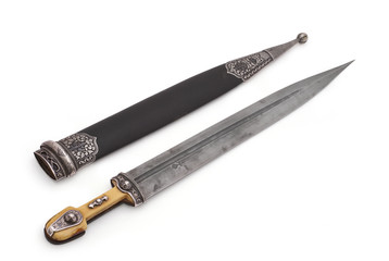 Caucasian dagger with beautiful grip