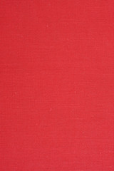 Canvas Print - red textile book cover