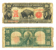 Ten Dollar Bill from 1901 US Currency