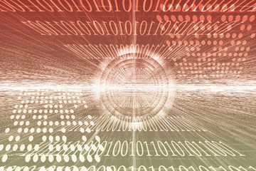 business system abstract background