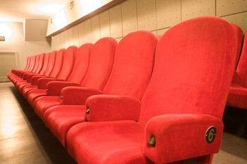 Wall Mural - chairs in the cinema