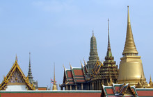 Wat Phra Kaeo In Bangkok, Thailand.